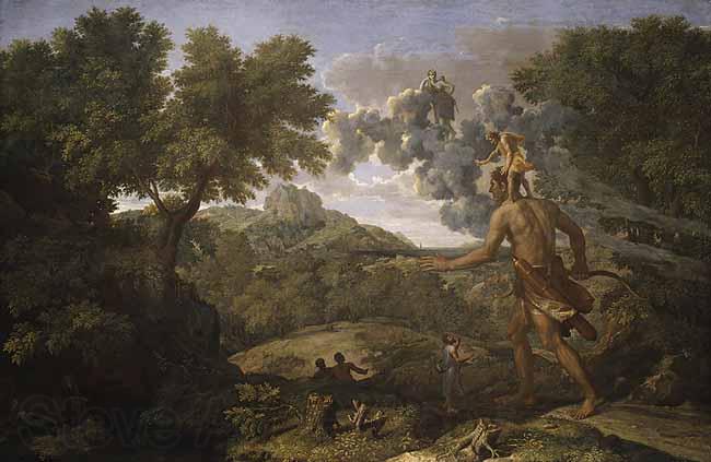 Nicolas Poussin Paysage avec Orion aveugle cherchant le soleil